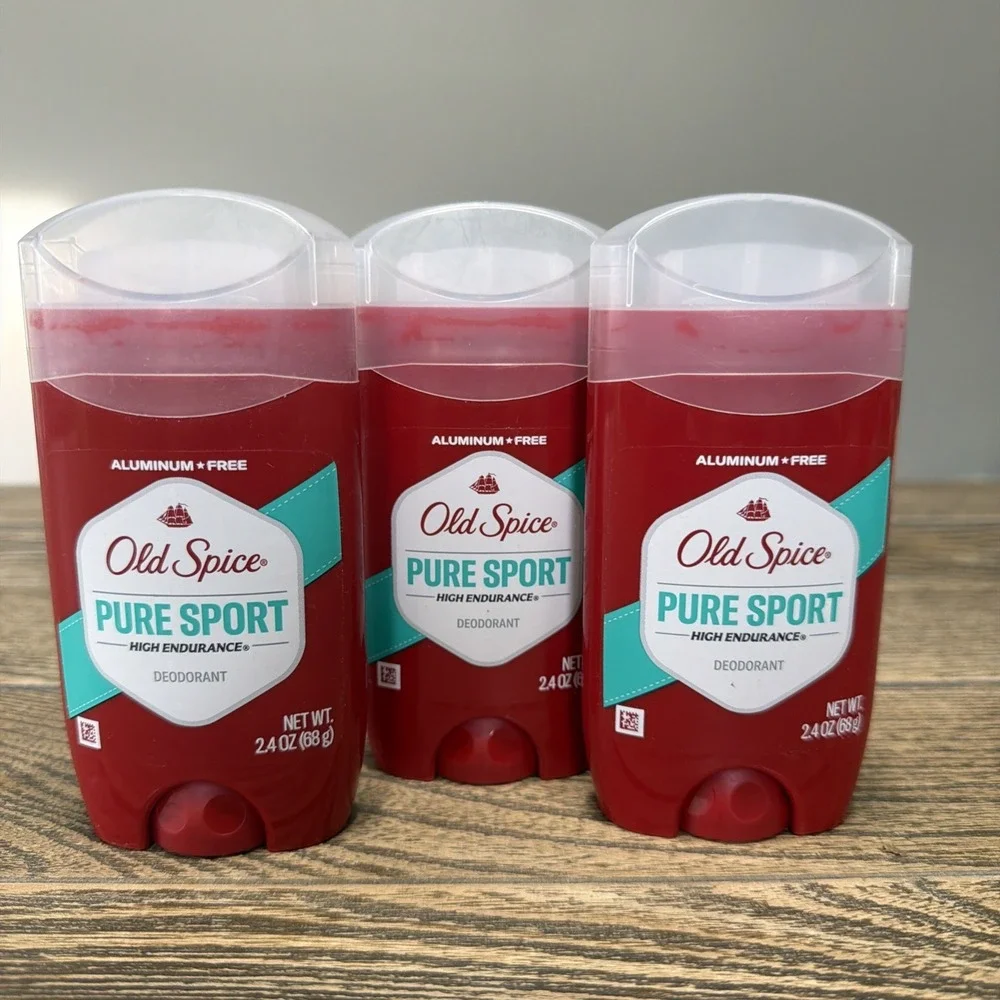 3 Old Spice Pure Sport High Endurance Deodorant Stick 3 oz 48 Hour Protection